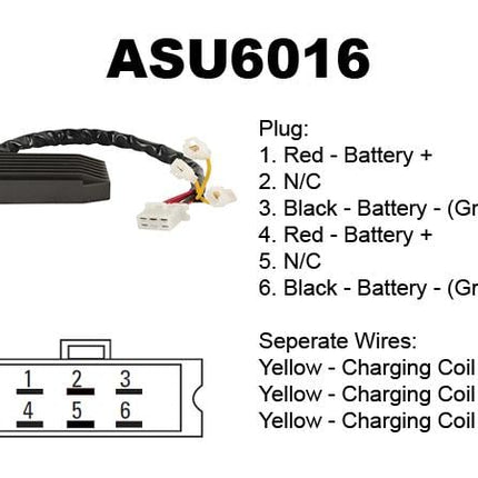 Regulator VS700/750/800GL, 32800-38A00, Suzuki ASU6016