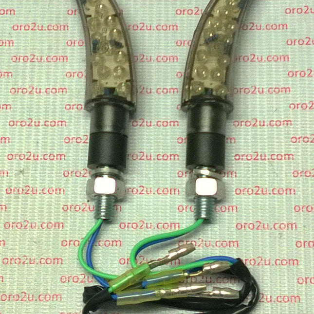 Indicators LED Universal Horn-shaped Orange Lens Pair E8 44-5947.OR