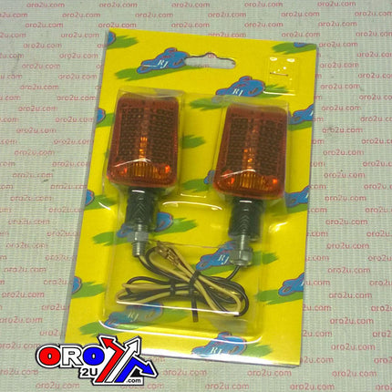 Indicators Orange Lens Pair, Rectangular Carbon Look Case, 121406164