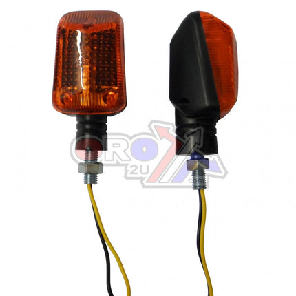 Indicators Orange Lens Pair, Rectangular Black Look Case, 121406472