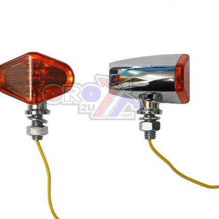 Indicators Orange Lens Pair, Diamond Chrome Look Case, 121407347