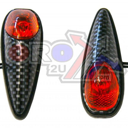 Indicators Orange Lens Pair, Jaguar Carbon Look Case, 121407906