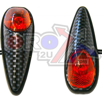 Indicators Orange Lens Pair, Jaguar Carbon Look Case, 121407906