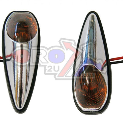 Indicators Smoke Lens Pair, Jaguar Chrome Look Case, 121406774