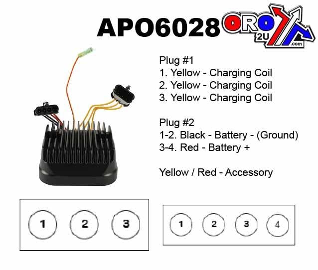 Rectifier Regulator 07-10 Polaris Ranger Rzr Sportsman 500 700 800 EFI 4011569 4011925