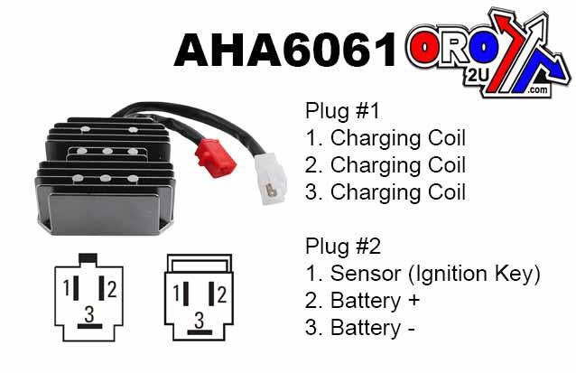 Regulator Honda NX650 88-89, Arrowhead AHA6061, 31600-MY2-621, ESP2548