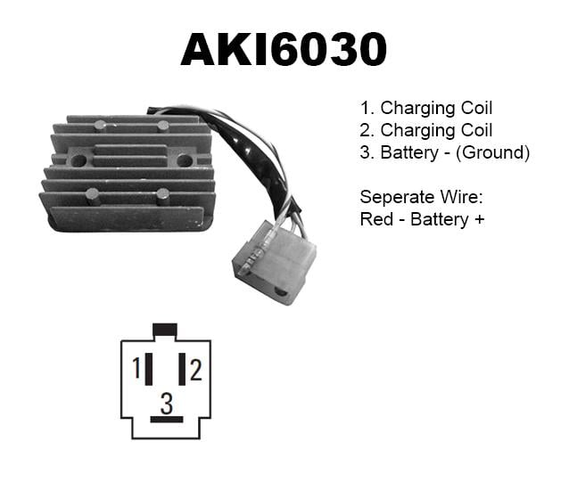 Regulator Kaw 21066-029, Arrowhead AKI6030 -1032