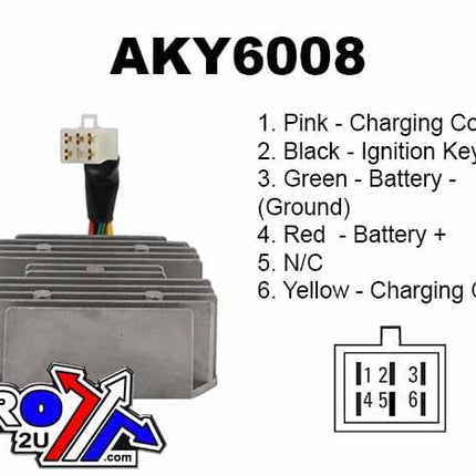 Regulator Kymco Mc, Arrowhead AKY6008
