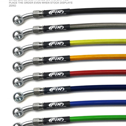 Hose Front Brake Silver / Blk, Suzuki RMX250 1991-1995 FIR, Need Drawing Or Sample