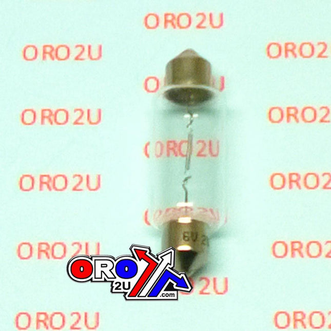 LIGHT BULB 6V 21W FESTOON 15mm x 43mm