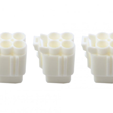 4 Pin Female Connector FRS-111, Pack / 3