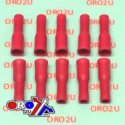 Terminal Red Female Bullet, Pack / 10