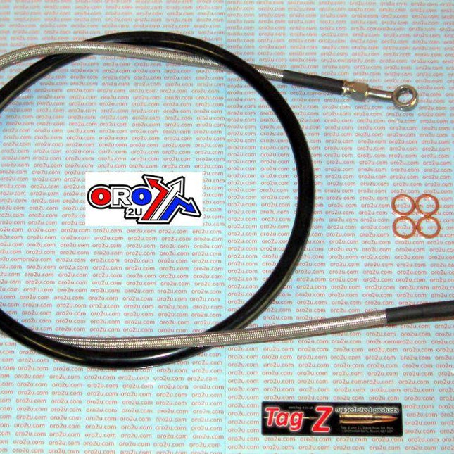 Hose Front Brake Silver / Blk YZ 125 Yz/wr 250 H-j 96-97 Y01-1-041/P