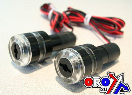 Bar End LED Light Black K&s 15~1010