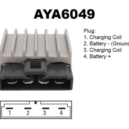 Voltage Regulator DT50, AYA6049, 1D4-H3598-00-00, 34348110, 02602100