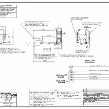 Light Switch Ktm/universal, Domino 0060AB.9A.04-00