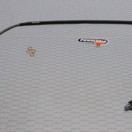 Hose Front Brake Silver / Blk, Venhill K01-1-025/P, Exc 250 300 400 KTM 98-99