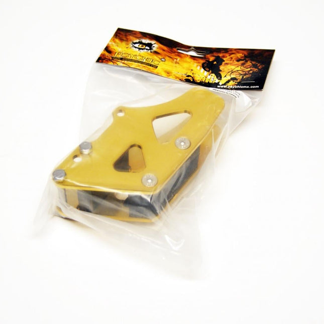 CHAIN GUARD WITH BLOCK GOLD, PSYCHIC MX-03414GL, Cross reference numbers ONLY. GUIDE CHAIN 52146-MEN-J00 PLATE CHAIN GUIDE 52147-MEN-J00