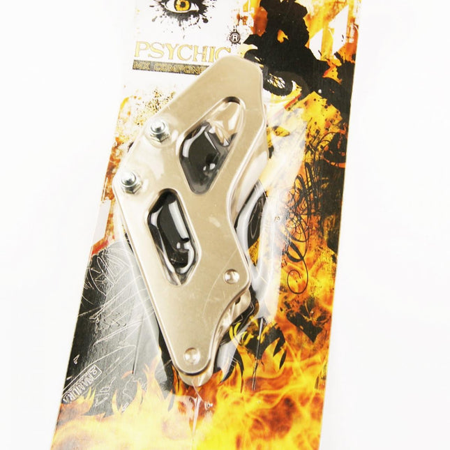 09-12 KLX150 Chain Guard, W/block Titanium, MX-03425