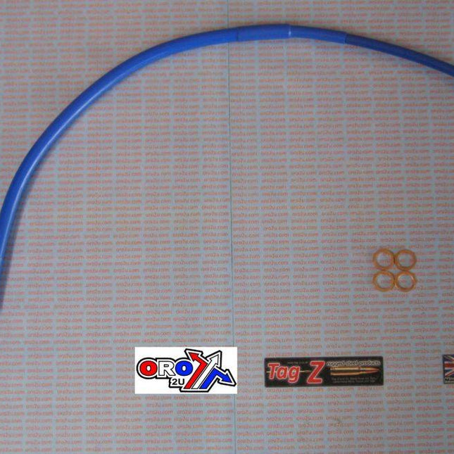 Hose Rear Brake Blue / Black CR125/250 05-07 CRF250/450