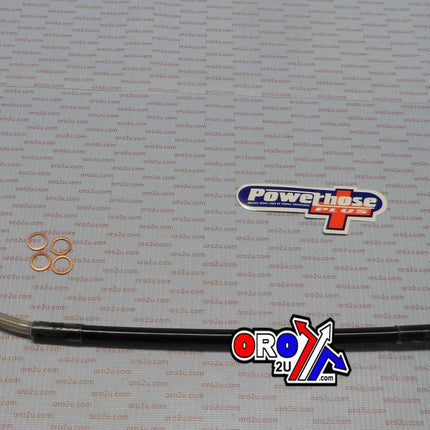 Hose Rear Brake Silver / Blk, Venhill H02-2-036/P, Honda CRF150R & Rb 2007-2014