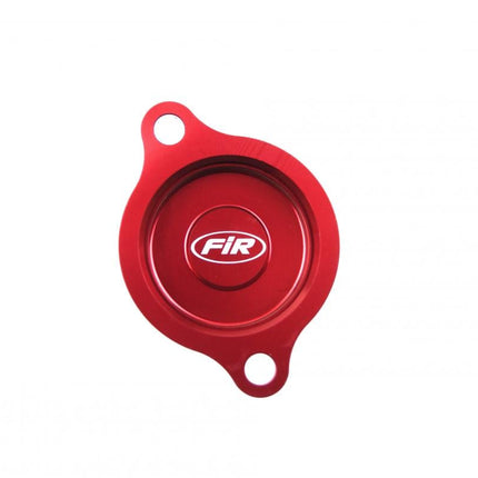 Oil Filter Cover Red Alloy CRF, CRF250R 2010-2017, OFC-101