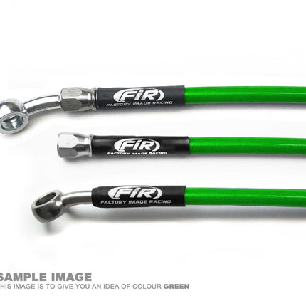 Hose Rear Brake Green / Blk Kaw KX65 05-08 Suz RM65 2005