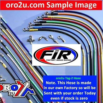 Hose Front Silver / Black, KLX450R2008 > 2012, OEM Part Number 43095-0314
