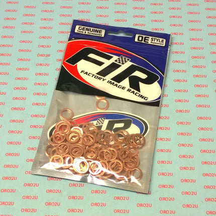 Copper Washer M10 Pk Of 100, Size ID10 x OD15 x W1.5mm