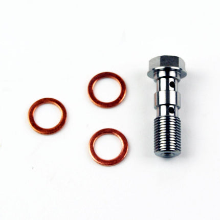 Twin Banjo Bolt M10x1.00 Ss, Stainless Steel / Cnc Made, / Each