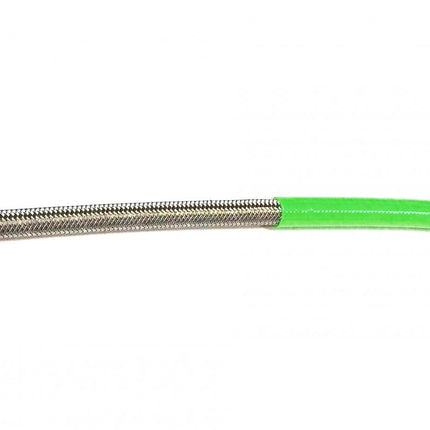KX Green Hose 5 Meter 600-03, Stainless Steel Braided Hose, 600-03GN / PTFE / Pvc Covered, Buildaline