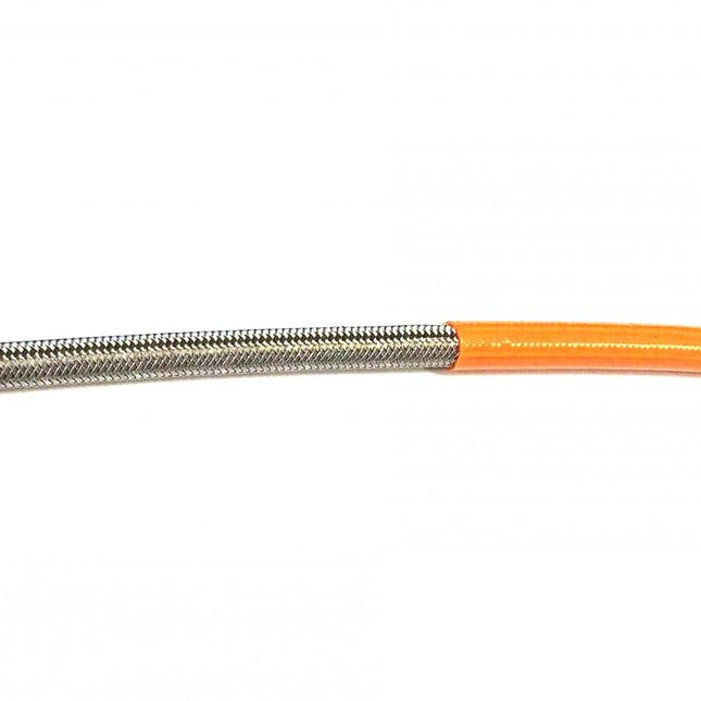 KTM Orange Hose 5 Meter 600-03, Stainless Steel Braided Hose, 600-03OR / PTFE / Pvc Covered, Buildaline