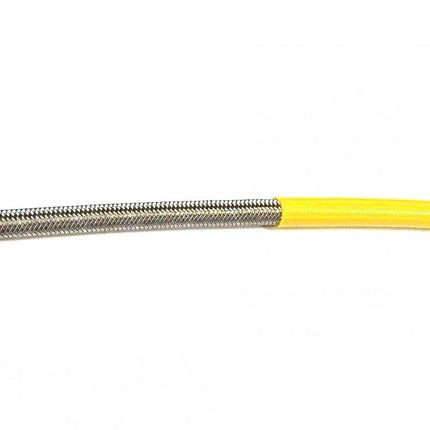 RM Yellow Hose 5 Meter 600-03, Stainless Steel Braided Hose, 600-03YE / PTFE / Pvc Covered, Buildaline