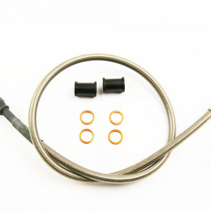 Hose Rear Brake Silver / Blk Honda TRX400 Ex 1999-07 ATV Venhill H02-2-031
