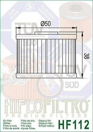 Oil Filter Hiflo HF112