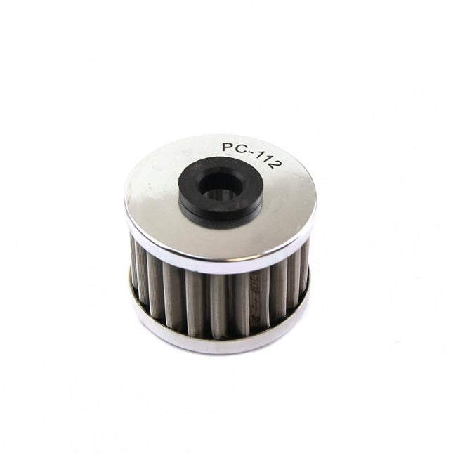 Oil Filter Flo Reusable PC112, Pc Racing Usa Stainless Steel