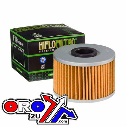 Oil Filter Hiflo HF114, Honda TRX420 15412-HP7-A01