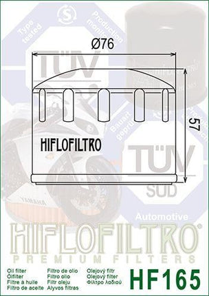 Oil Filter Hiflo HF165 BMW, BMW 11 42 7 707 217