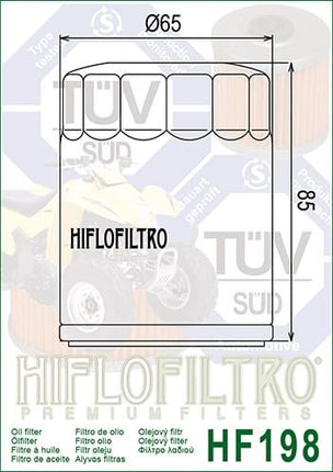Oil Filter Hiflo HF198
