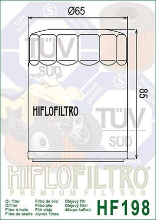 Oil Filter Hiflo HF198