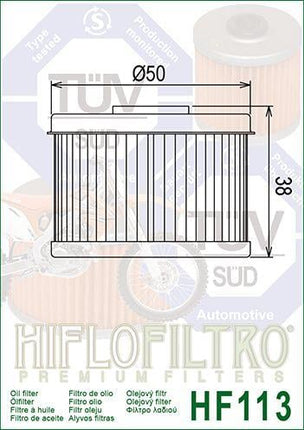 Oil Filter Hiflo HF113