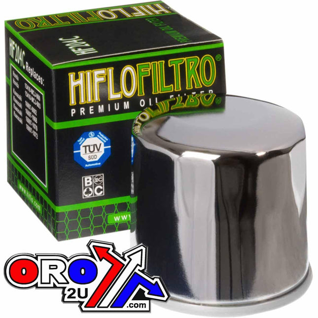 Oil Filter Hiflo HF204C Chrome
