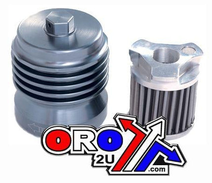 Oil Filter Spin On Reusable, Pc Racing Stainless Steel PCS1