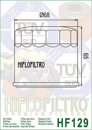 Oil Filter Hiflo HF129