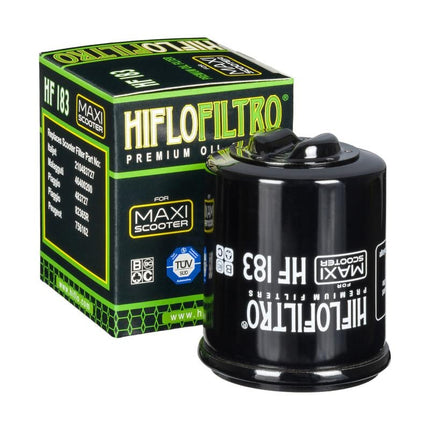 Oil Filter Hiflo HF183 Aprilia, 483727/82635R, Vespa, Piaggio, Road