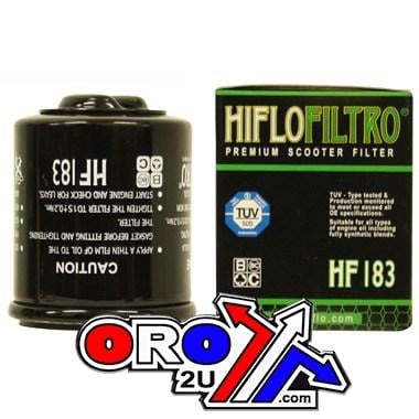 Oil Filter Hiflo HF183 Aprilia, 483727/82635R, Vespa, Piaggio, Road