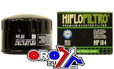 Oil Filter Hiflo HF184 Aprilia, 830239/82658R/82883R, Piaggio, Road, 82960R
