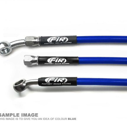 Hose Front Brake KIT/3 Silv +2, Yamaha Yfm 350R 2004-2006 FIR, Kit Done