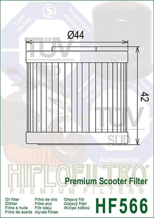 Oil Filter Hiflo HF566