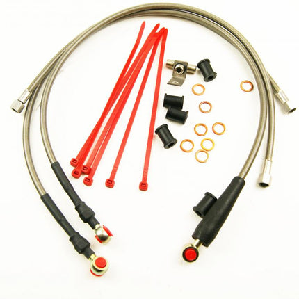 Hose Front Brake KIT/3 Silver Yfm 350 Warrior 89-03 Yfm 350R Y01-1-052/P